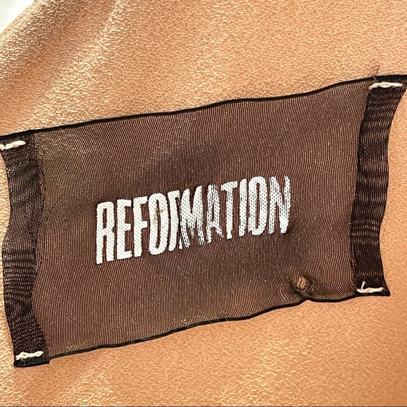 REFORMATION LUMA STONE SPAGHETTI STRAP DRESS - Picture 4 of 7